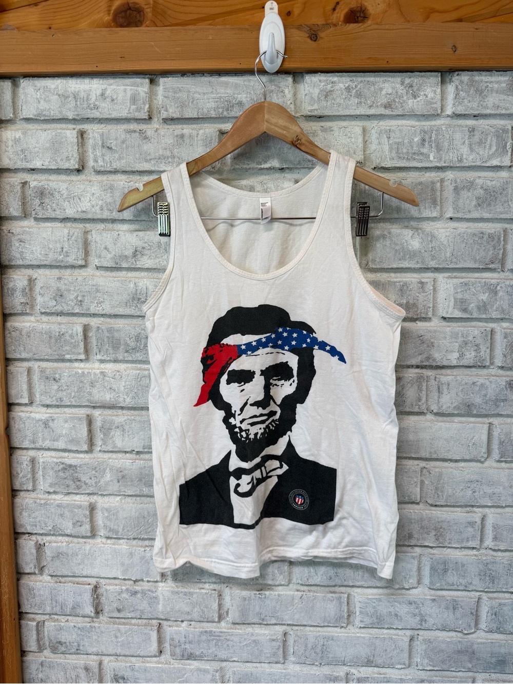 American Apparel White Crewneck Tank